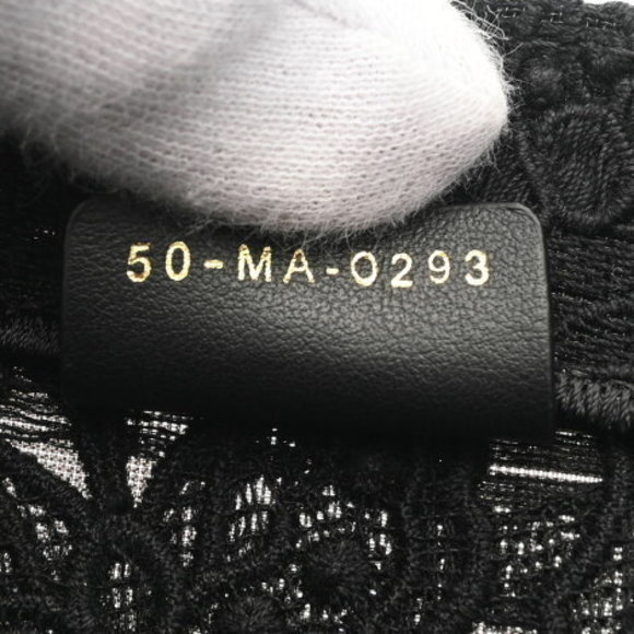 CHRISTIAN DIOR Book Tote Large Black Handbag Un - Picture 10 of 12